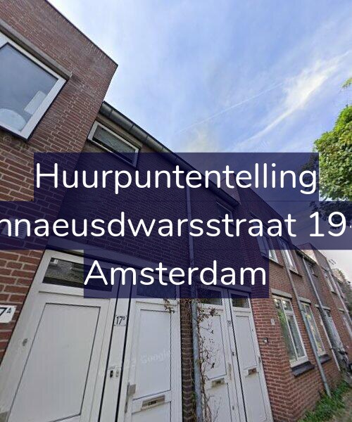 Foto gevel Huurpuntentelling voor Linnaeusdwarsstraat 19-B, Amsterdam