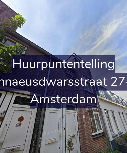 Foto gevel Huurpuntentelling voor Linnaeusdwarsstraat 27-B, Amsterdam