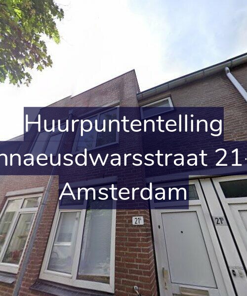 Foto gevel Huurpuntentelling voor Linnaeusdwarsstraat 21-A, Amsterdam