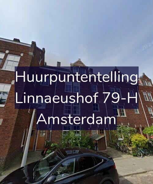 Foto gevel Huurpuntentelling voor Linnaeushof 79-H, Amsterdam
