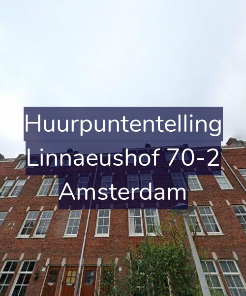 Foto gevel Huurpuntentelling voor Linnaeushof 70-2, Amsterdam