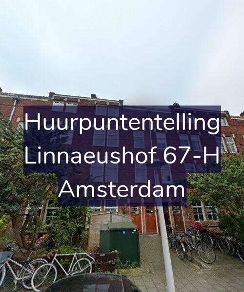 Foto gevel Huurpuntentelling voor Linnaeushof 67-H, Amsterdam