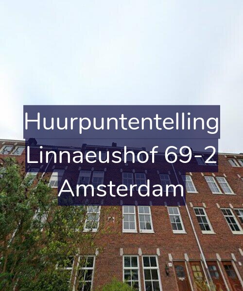 Foto gevel Huurpuntentelling voor Linnaeushof 69-2, Amsterdam