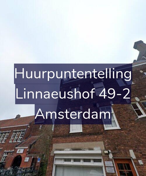 Foto gevel Huurpuntentelling voor Linnaeushof 49-2, Amsterdam