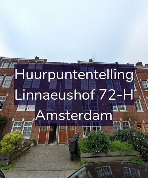 Foto gevel Huurpuntentelling voor Linnaeushof 72-H, Amsterdam