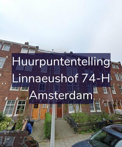 Foto gevel Huurpuntentelling voor Linnaeushof 74-H, Amsterdam