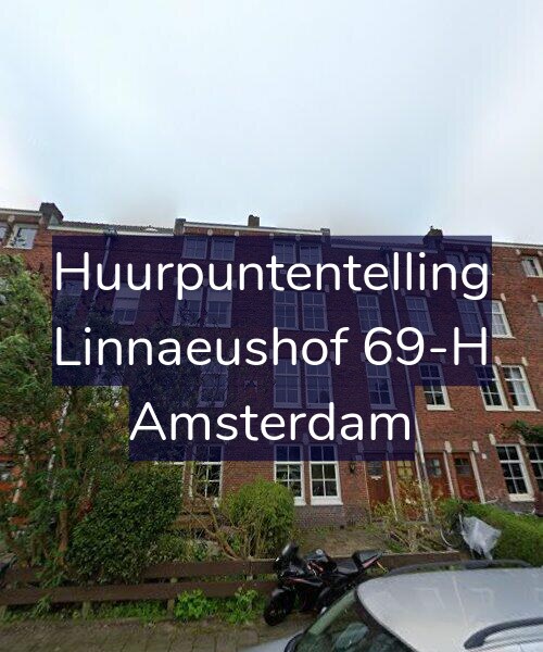 Foto gevel Huurpuntentelling voor Linnaeushof 69-H, Amsterdam