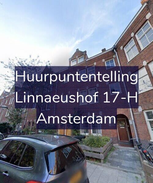 Foto gevel Huurpuntentelling voor Linnaeushof 17-H, Amsterdam