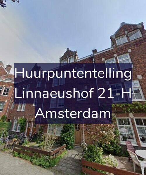 Foto gevel Huurpuntentelling voor Linnaeushof 21-H, Amsterdam
