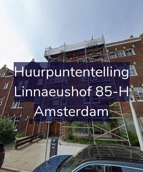 Foto gevel Huurpuntentelling voor Linnaeushof 85-H, Amsterdam