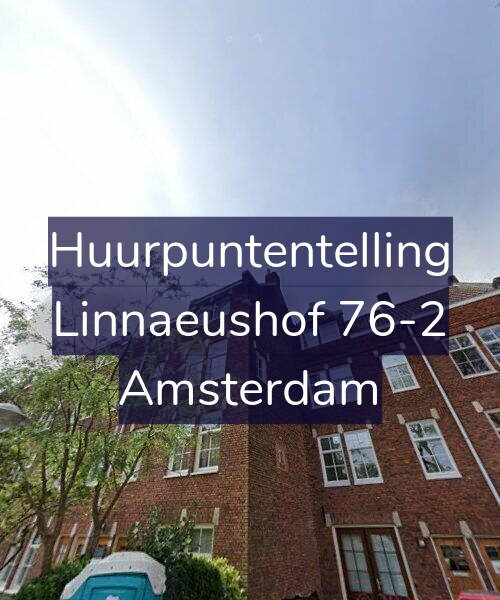 Foto gevel Huurpuntentelling voor Linnaeushof 76-2, Amsterdam