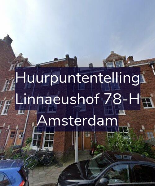 Foto gevel Huurpuntentelling voor Linnaeushof 78-H, Amsterdam