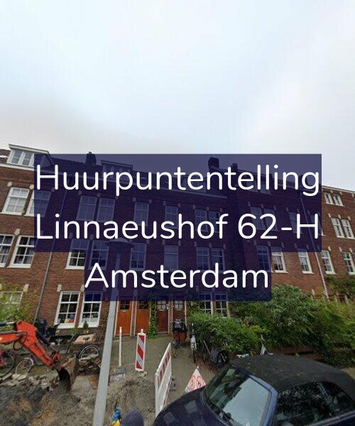 Foto gevel Huurpuntentelling voor Linnaeushof 62-H, Amsterdam