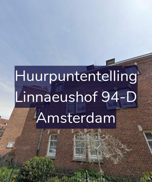 Foto gevel Huurpuntentelling voor Linnaeushof 94-D, Amsterdam