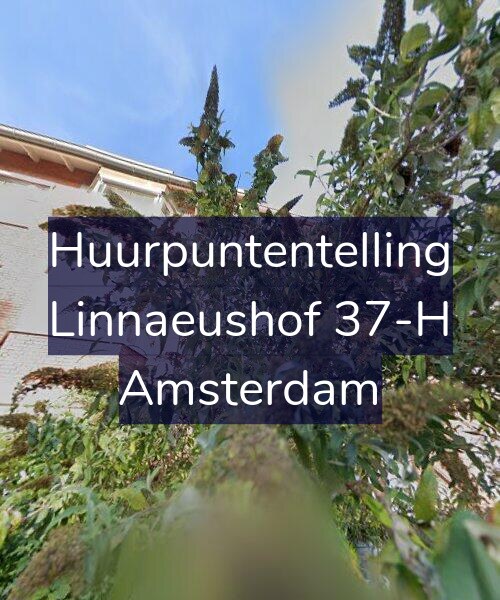 Foto gevel Huurpuntentelling voor Linnaeushof 37-H, Amsterdam