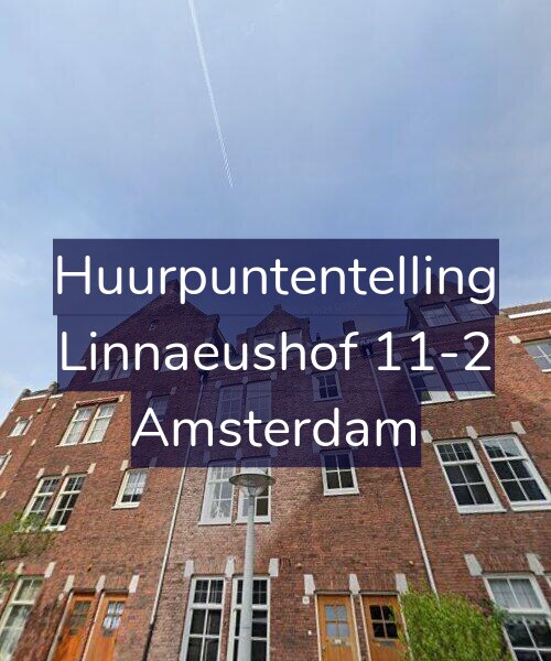 Foto gevel Huurpuntentelling voor Linnaeushof 11-2, Amsterdam