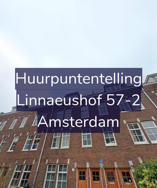 Foto gevel Huurpuntentelling voor Linnaeushof 57-2, Amsterdam