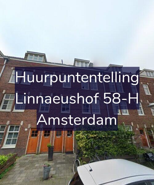 Foto gevel Huurpuntentelling voor Linnaeushof 58-H, Amsterdam
