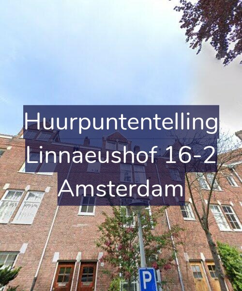 Foto gevel Huurpuntentelling voor Linnaeushof 16-2, Amsterdam