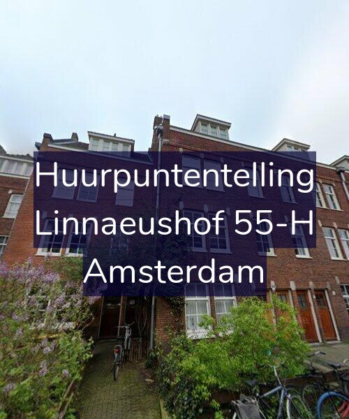 Foto gevel Huurpuntentelling voor Linnaeushof 55-H, Amsterdam