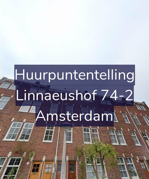 Foto gevel Huurpuntentelling voor Linnaeushof 74-2, Amsterdam