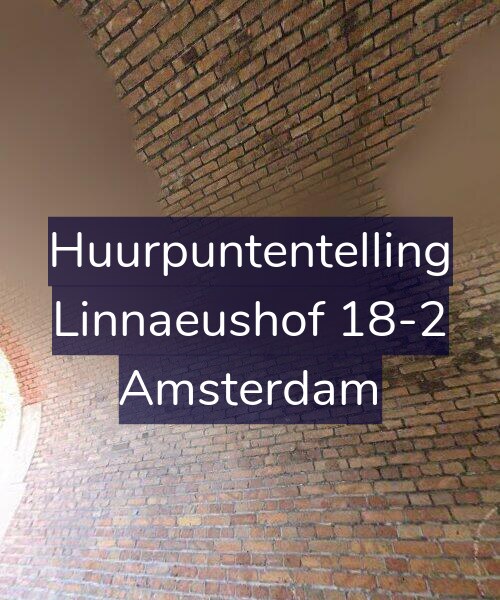 Foto gevel Huurpuntentelling voor Linnaeushof 18-2, Amsterdam