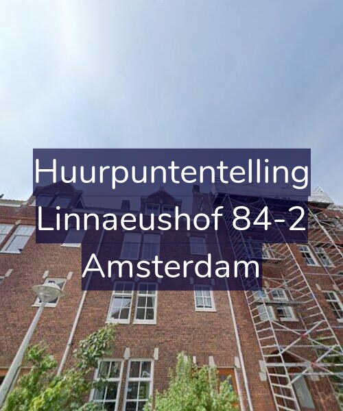 Foto gevel Huurpuntentelling voor Linnaeushof 84-2, Amsterdam