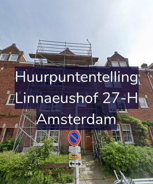 Foto gevel Huurpuntentelling voor Linnaeushof 27-H, Amsterdam