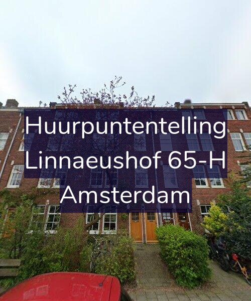 Foto gevel Huurpuntentelling voor Linnaeushof 65-H, Amsterdam