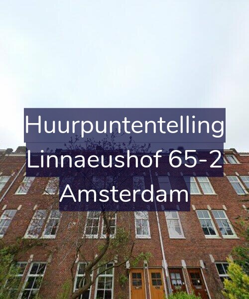 Foto gevel Huurpuntentelling voor Linnaeushof 65-2, Amsterdam