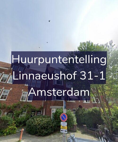 Foto gevel Huurpuntentelling voor Linnaeushof 31-1, Amsterdam