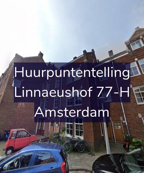 Foto gevel Huurpuntentelling voor Linnaeushof 77-H, Amsterdam