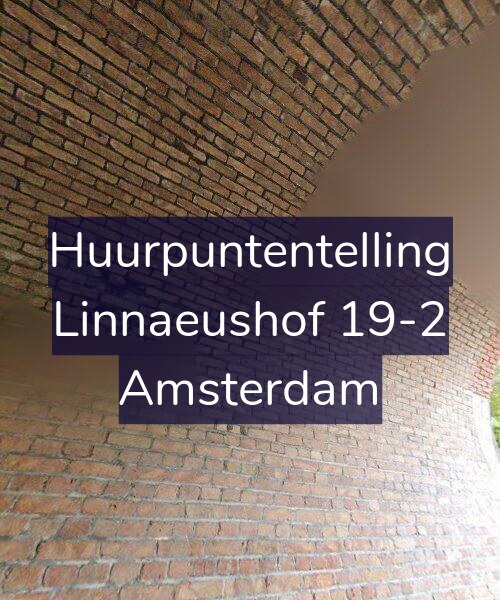 Foto gevel Huurpuntentelling voor Linnaeushof 19-2, Amsterdam