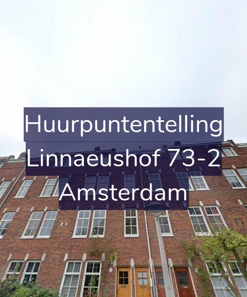 Foto gevel Huurpuntentelling voor Linnaeushof 73-2, Amsterdam