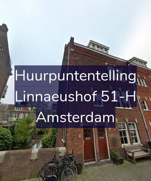 Foto gevel Huurpuntentelling voor Linnaeushof 51-H, Amsterdam