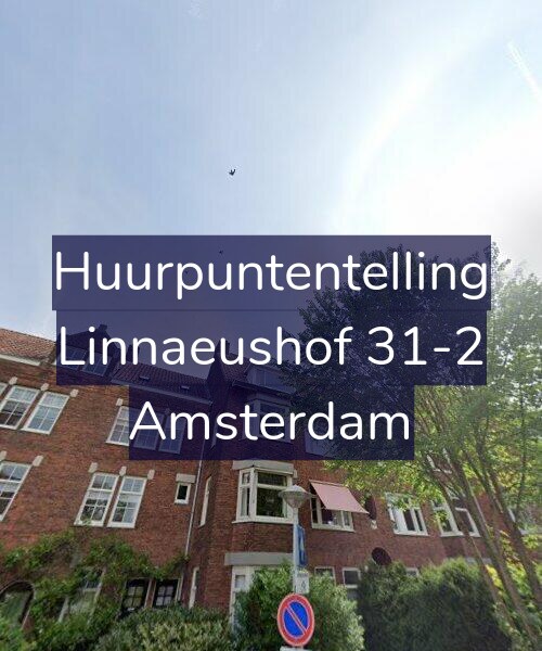 Foto gevel Huurpuntentelling voor Linnaeushof 31-2, Amsterdam