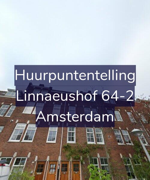 Foto gevel Huurpuntentelling voor Linnaeushof 64-2, Amsterdam