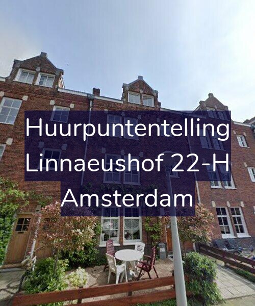 Foto gevel Huurpuntentelling voor Linnaeushof 22-H, Amsterdam