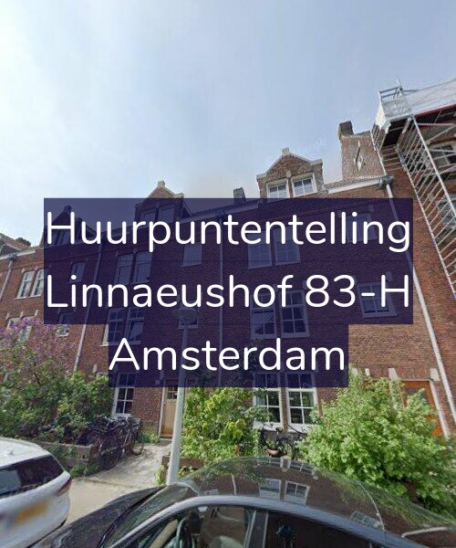 Foto gevel Huurpuntentelling voor Linnaeushof 83-H, Amsterdam