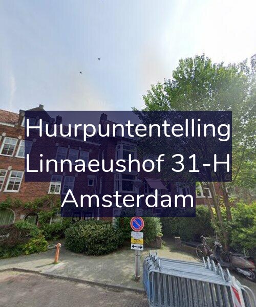 Foto gevel Huurpuntentelling voor Linnaeushof 31-H, Amsterdam