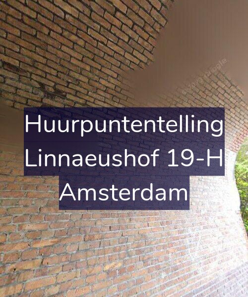 Foto gevel Huurpuntentelling voor Linnaeushof 19-H, Amsterdam