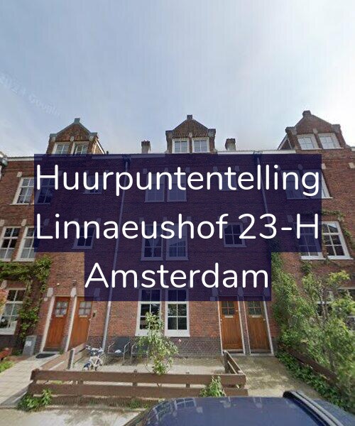 Foto gevel Huurpuntentelling voor Linnaeushof 23-H, Amsterdam