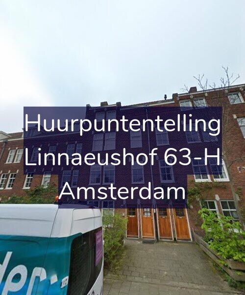Foto gevel Huurpuntentelling voor Linnaeushof 63-H, Amsterdam