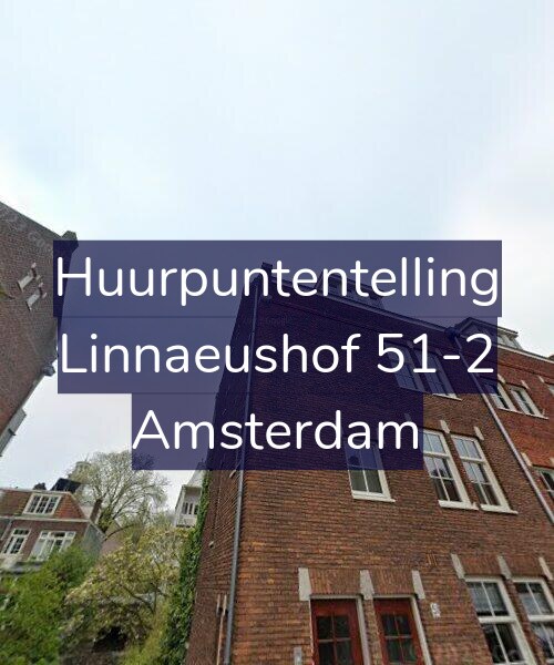 Foto gevel Huurpuntentelling voor Linnaeushof 51-2, Amsterdam