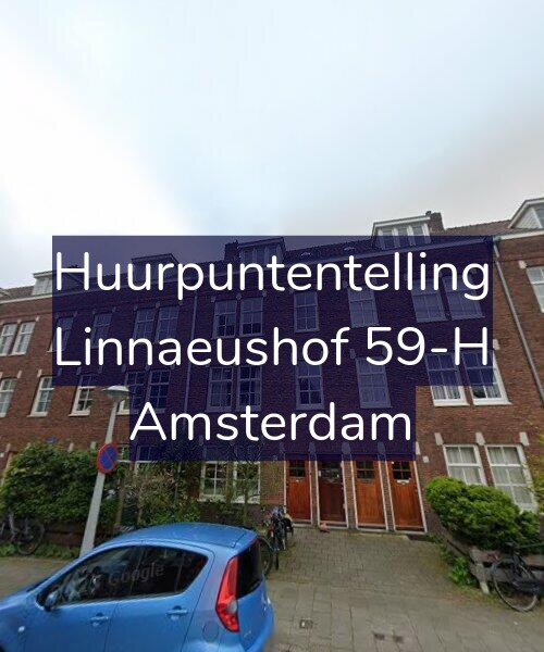 Foto gevel Huurpuntentelling voor Linnaeushof 59-H, Amsterdam