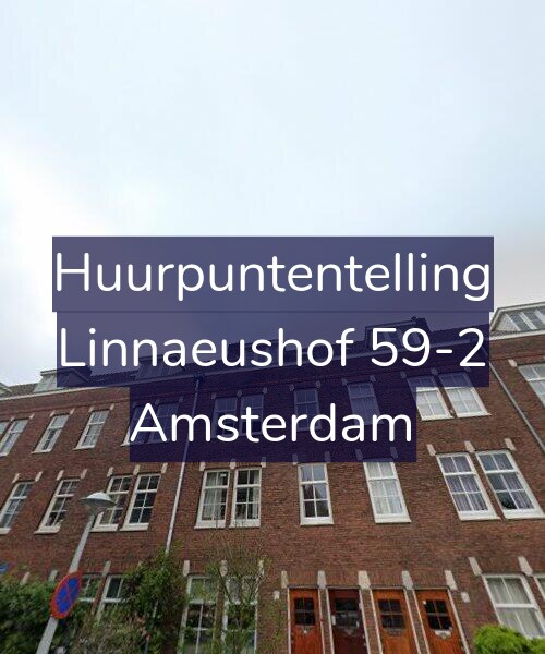 Foto gevel Huurpuntentelling voor Linnaeushof 59-2, Amsterdam