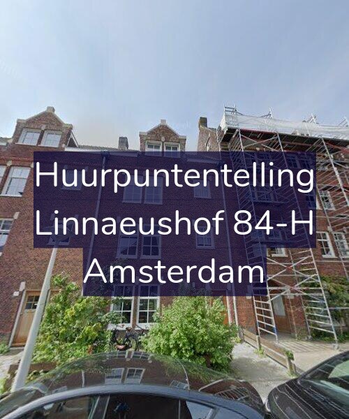 Foto gevel Huurpuntentelling voor Linnaeushof 84-H, Amsterdam