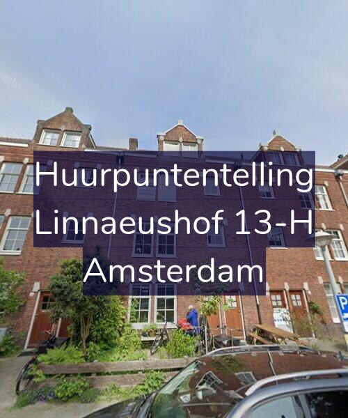 Foto gevel Huurpuntentelling voor Linnaeushof 13-H, Amsterdam