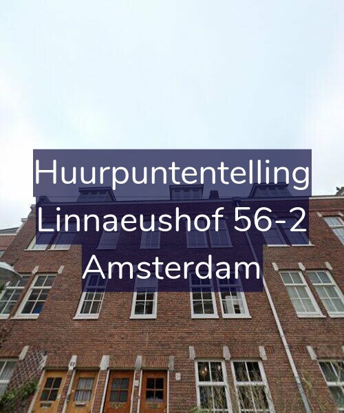 Foto gevel Huurpuntentelling voor Linnaeushof 56-2, Amsterdam