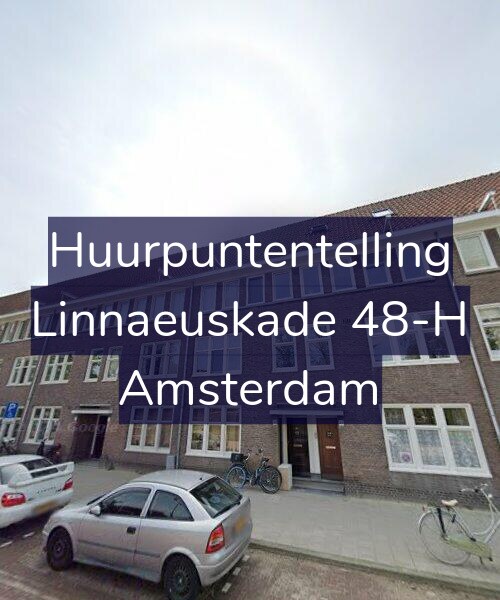 Foto gevel Huurpuntentelling voor Linnaeuskade 48-H, Amsterdam